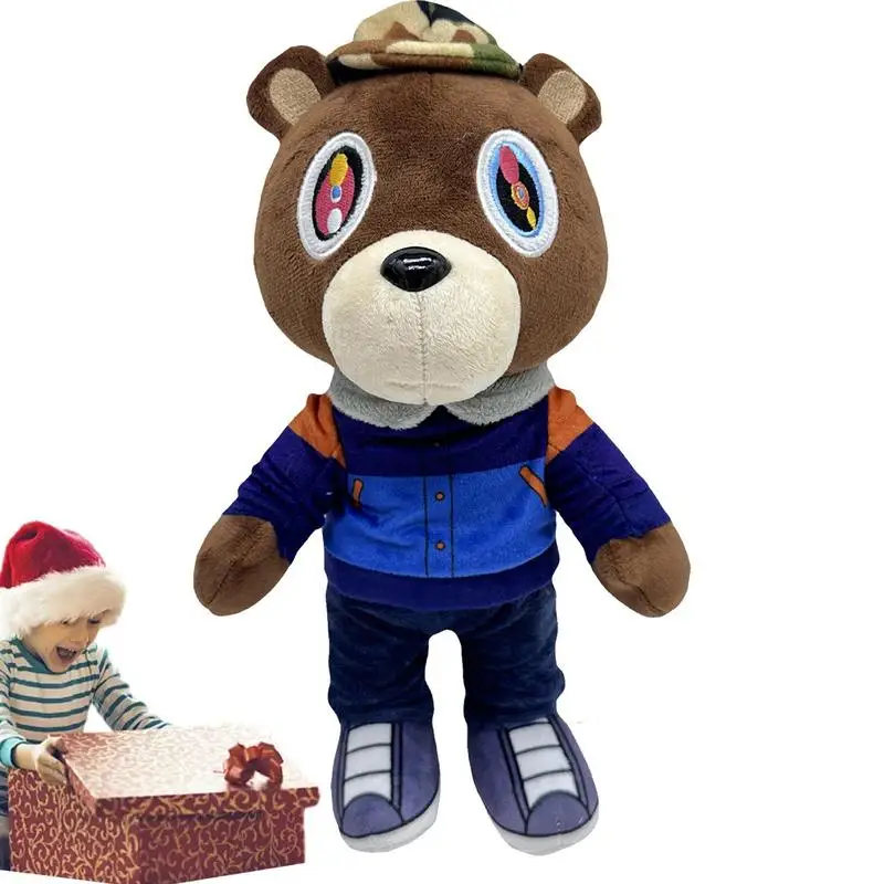 

Плюшевый медведь для детей, сенсорный плюшевый мягкий милый животный Подушка, домашний декор, предмет для рождества, Нового года, пасхи и