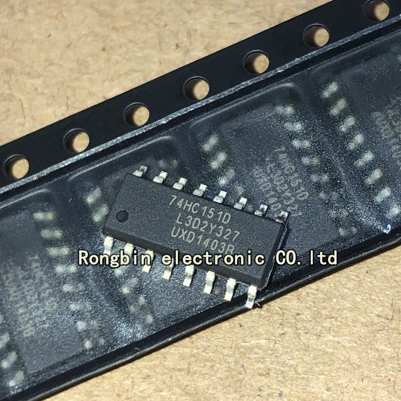 

10PCS 74HC151D chip SOP16 SMD 3.9 m logic chip 8 input Multiplexer