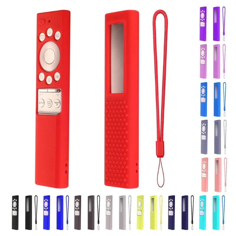 

Washable Cover Anti-Slip Shockproof Impact-proof Protective Sleeve Compatible with Samsung-Solar TV Remote Control Case