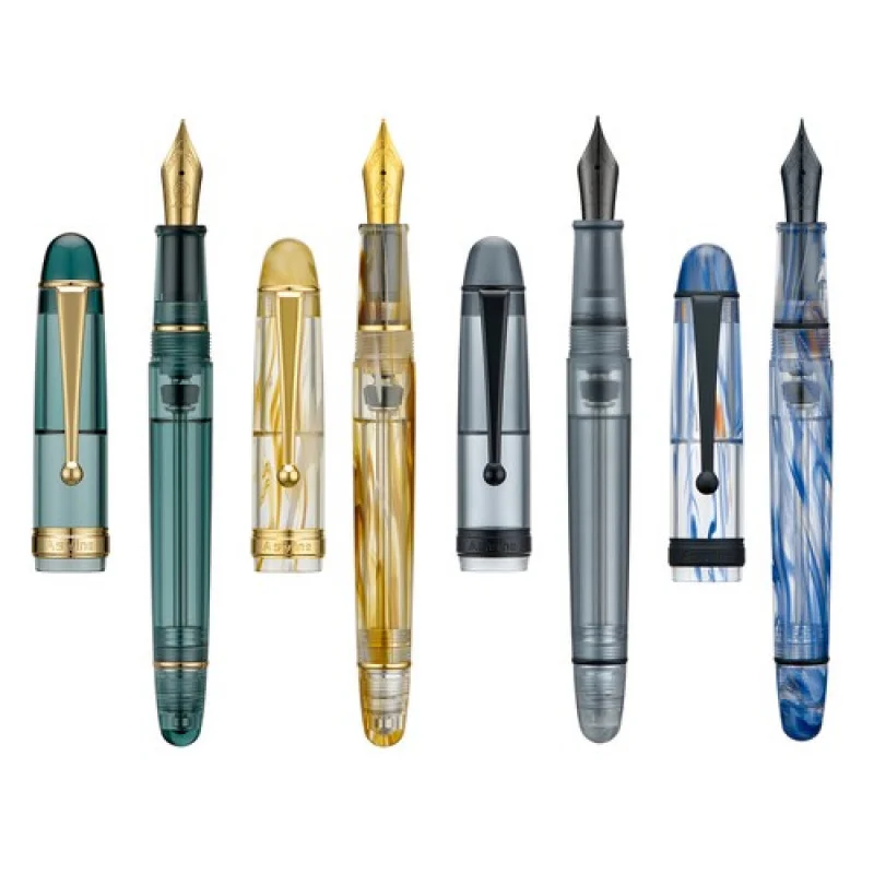 Фото A+ Asvine V126 Vacuum Fountain Pen Stub 1.1 Nib Matte Acrylic Writing Office Pen №1