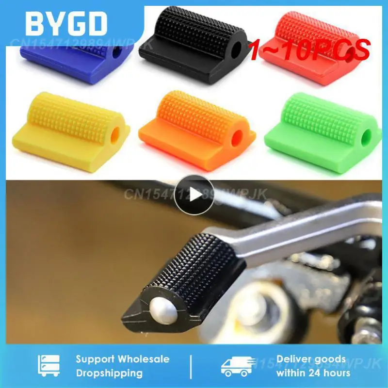 

1~10PCS 9mm Universal Motorcycle Shift Gear Lever Pedal Rubber Cover Shoe Protector Foot Peg Toe Gel for Honda Kawasaki Yamaha
