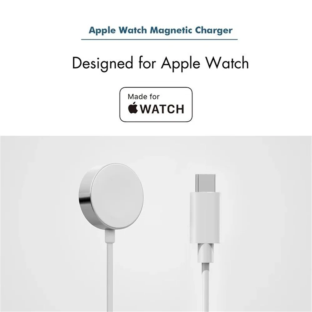 

Беспроводное зарядное устройство для смарт-часов Apple Watch Series 7 6 5 4 3 2 1 SE
