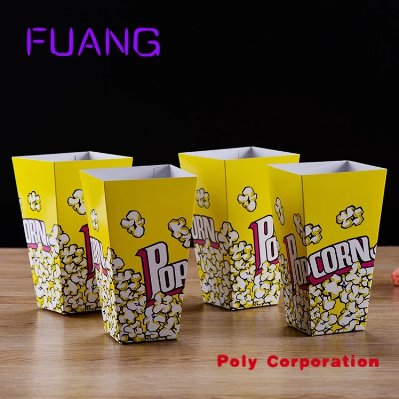 Wholesale disposable custom takeout restaurant food packaging popcorn french fries takeaway fried chicken paper bucket