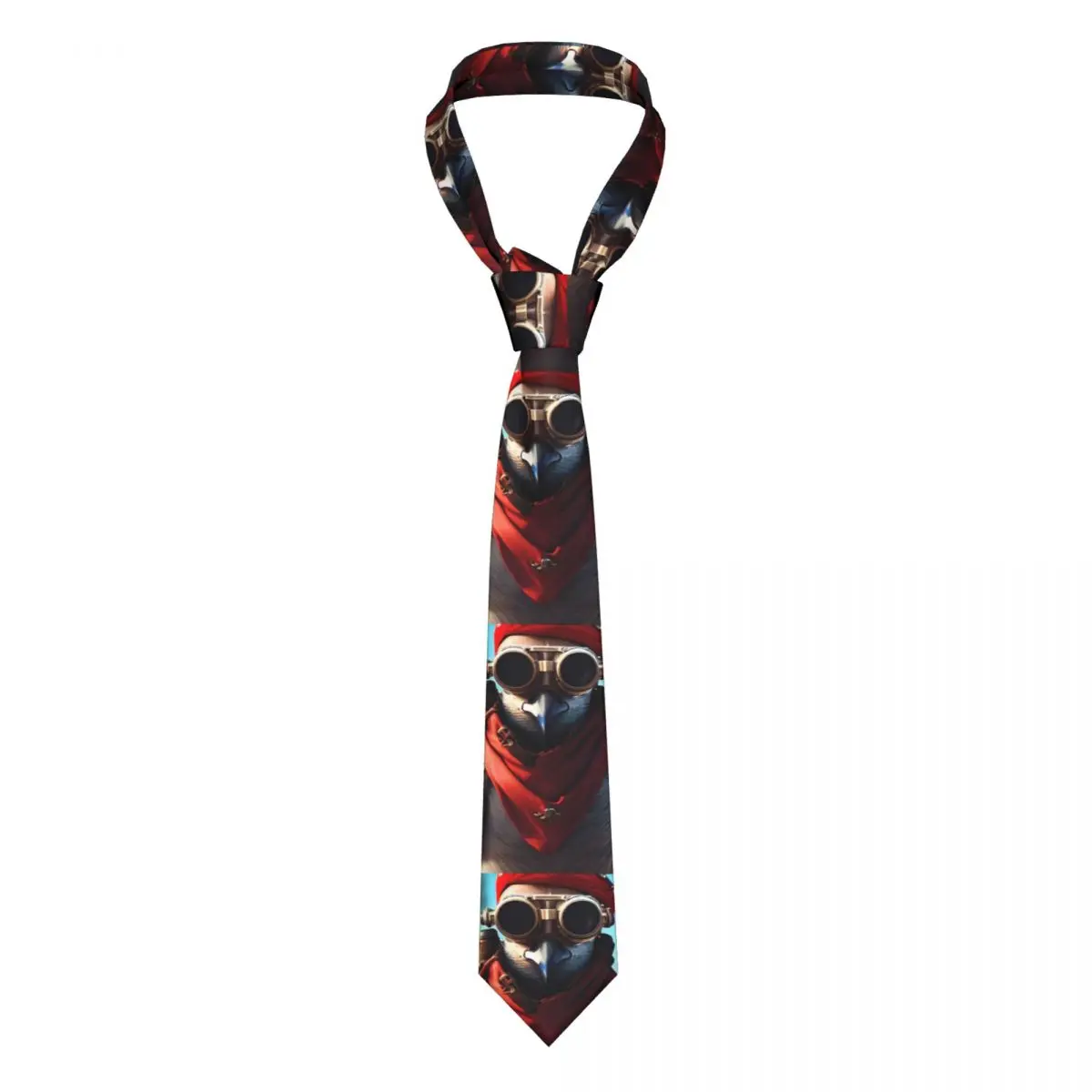 

Забавные мужские галстуки с рисунком пиратской чаечки, галстуки, аксессуары для рубашек, официальная модель из полиэстера