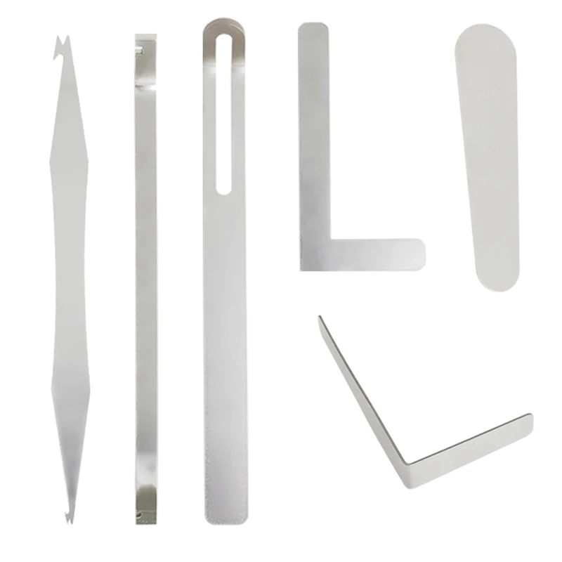 

6-Piece Set Saxophone Repair Tool Wind Music Repair Spring Needle Hook Si Sound Cover Tuning Sound Hole Repair E Pliers