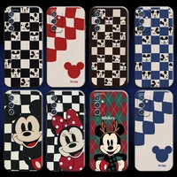 bandai mickey and minnie mouse for huawei p smart z 2019 2020 p20 p30 lite pro phone case back silicone cover liquid silicon
