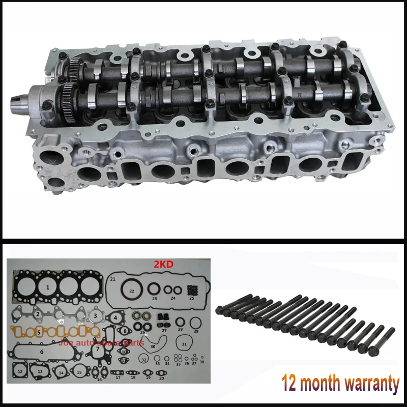 2KD 2KDFTV 2kd FTV двигатель в сборе болт прокладки головки блока цилиндров для Toyota Hilux