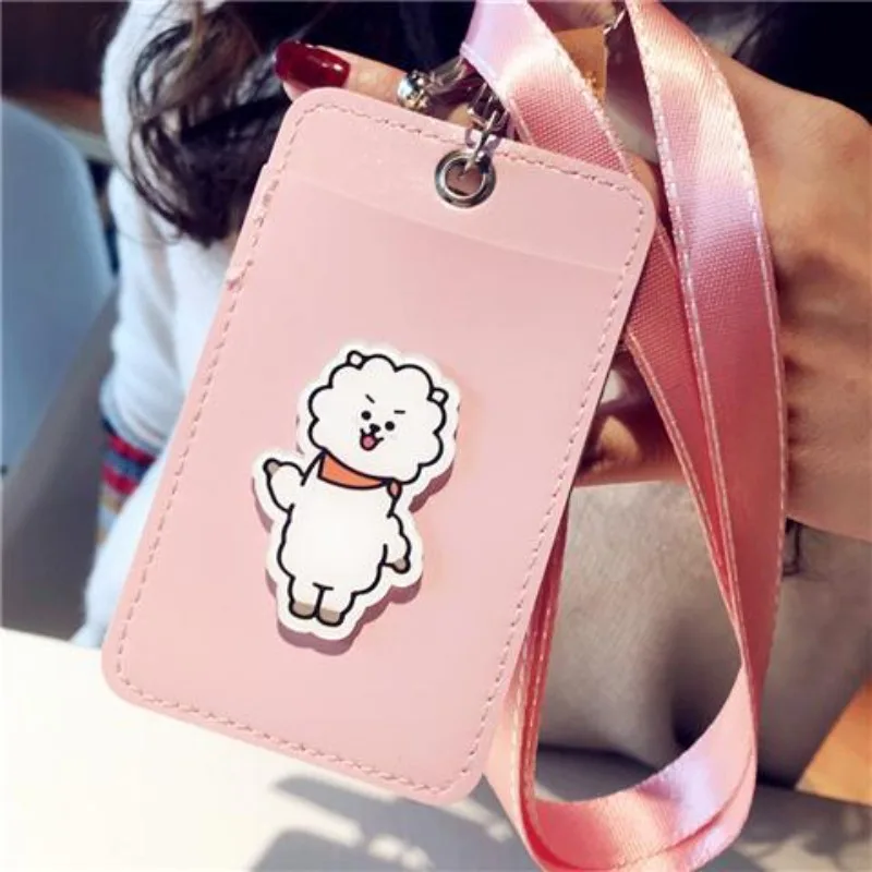 Защитный чехол-ремешок для школьной карты питания BT21 Koya RJ Shooky Man Chimmy Tata Cooky Creative Personality для мальчиков и девочек (art.: 3920d4e59f313) - 3920d4e59f313