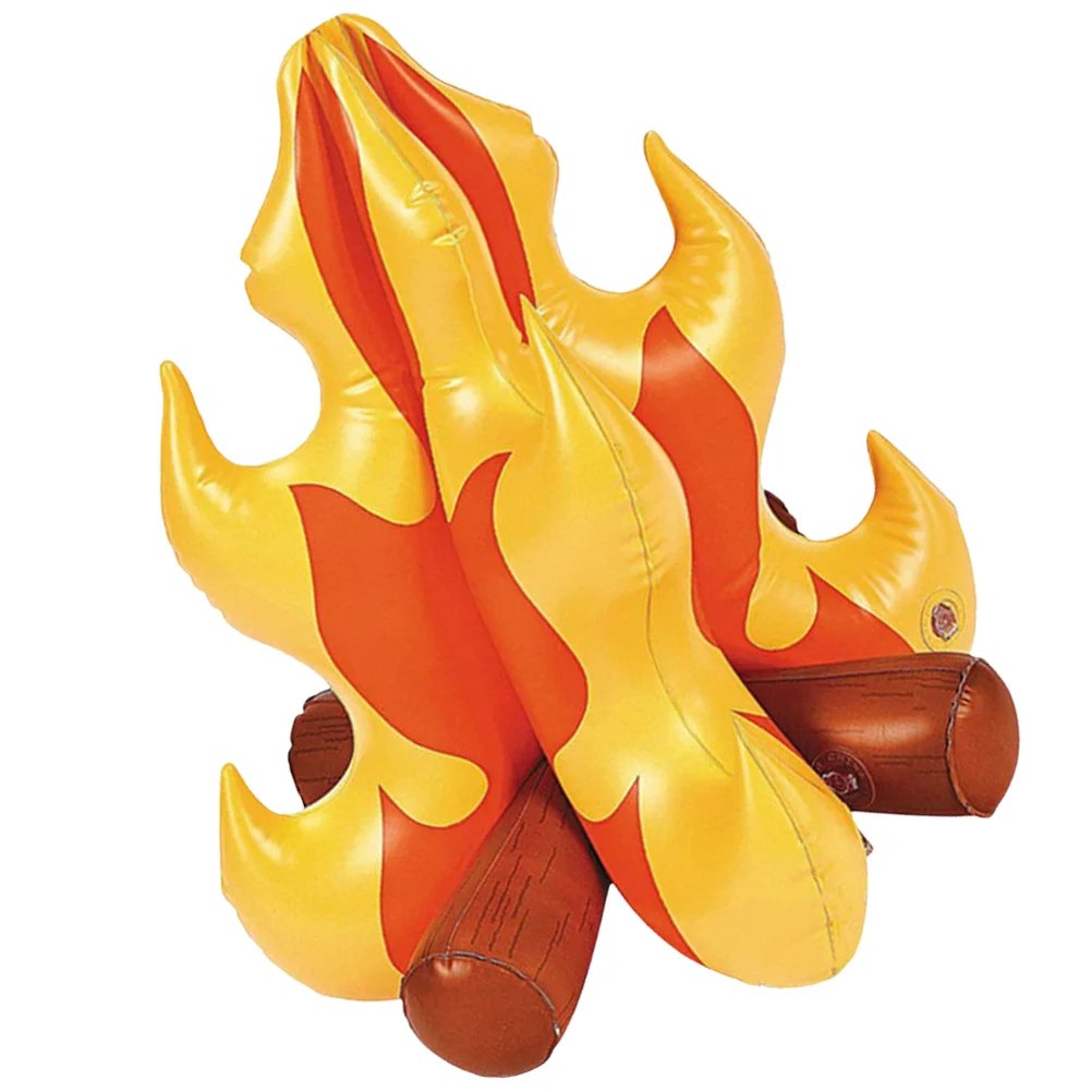 

Fireplace Compact Campfire Prop Kids Vivid Inflatable Toy Balloon Decor Children Supply Wear-resistant Pvc Decorations