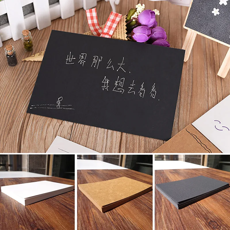 

30 шт., карточки из натуральной крафт-бумаги для творчества