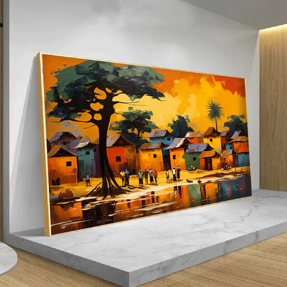 Абстрактные африканские художественные плакаты принты для гостиной домашний