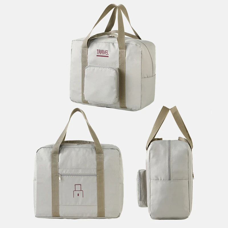 Waterproof Handbag Men Travel Bag Luggage Bag Portable Luggage Bag Large Capacity Moving Packing Organizer Boarding Trolley Bag