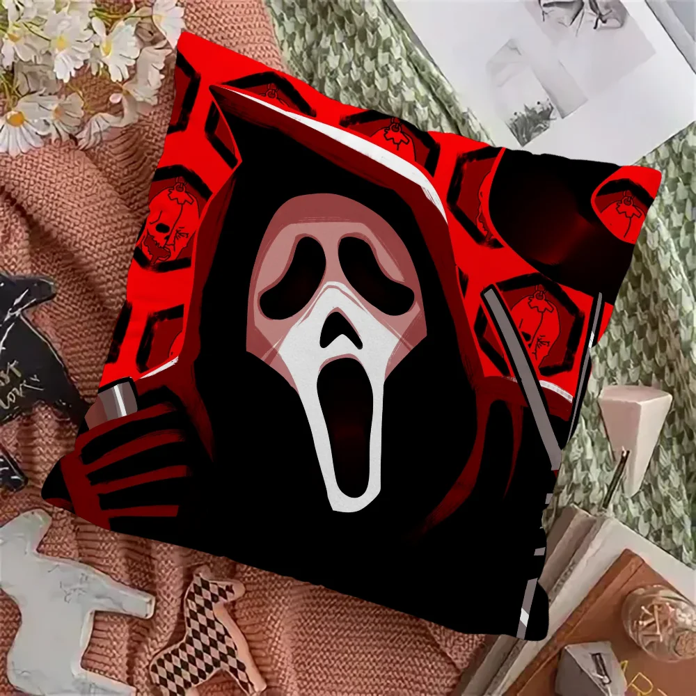 G-Ghostface Декоративная Наволочка Экологически Чистая Квадратная Из