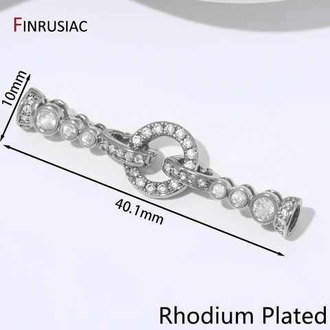Застежки для бижутерии FINRUSIAC, латунь, позолота 14K
