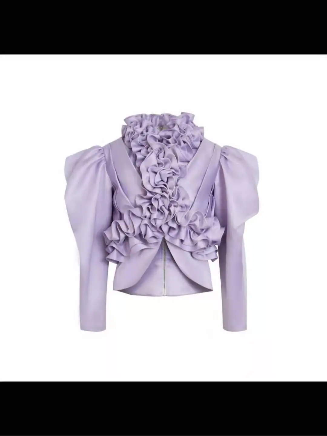 2025 Новая мода темпераментный элегантный топ фиолетовая кружевная рубашка с