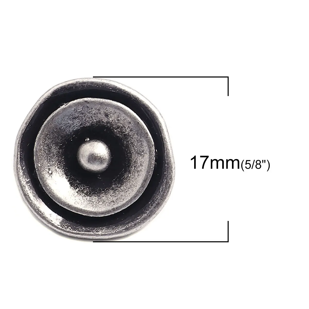 5 шт. винтажные пуговицы из цинкового сплава с цветком |