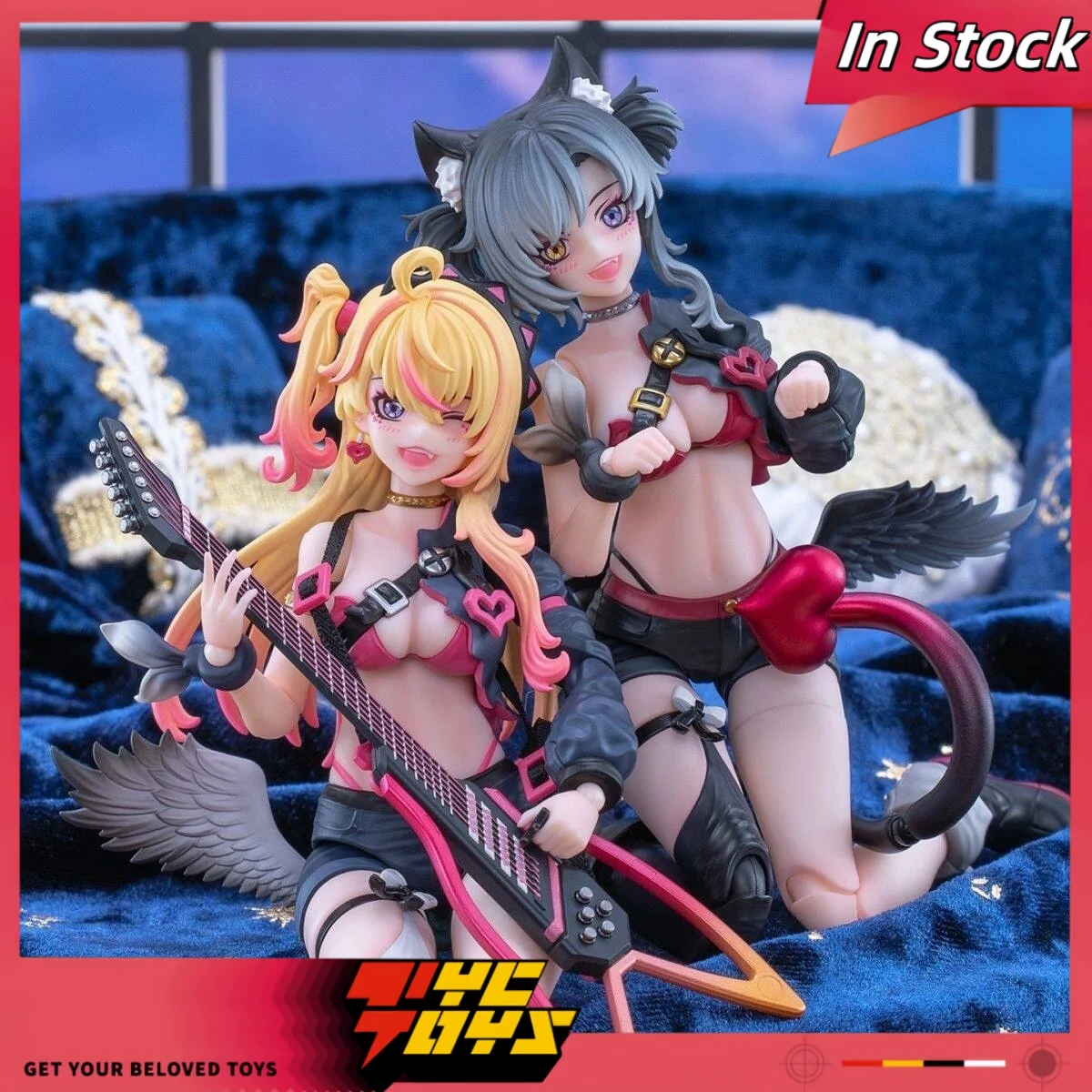 Фото Игрушки TYCTOYS: Волшебная звуковая фигурка-ангел Xingchuan Maomao 1/12 с изменяемыми волосами (желтые, зеленые, красные, черные) / Подвижные фигурки №1