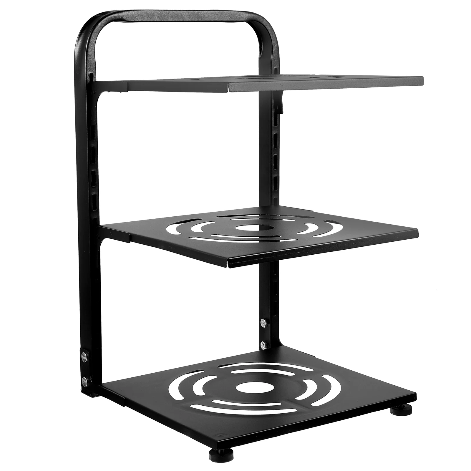 

Multi-layer Pot Rack Desktop Pan Kitchen Organizer Supply Carbon Steel Adjustable Pots Stand