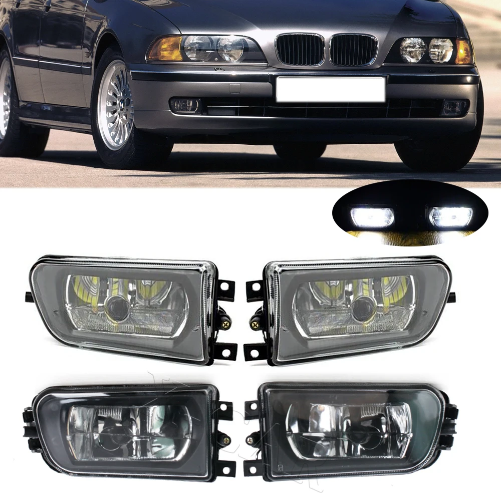 

Car Front Bumper LED Fog Light Fog Lamp For BMW E39 5 Series 1995 1996 1997 1998 1999 2000 63178360575 63178360576