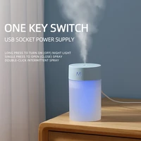 mini air humidifier usb ultrasonic essential oil diffuser 260ml portable led lamp mist maker aromatherapy sprayer for home car