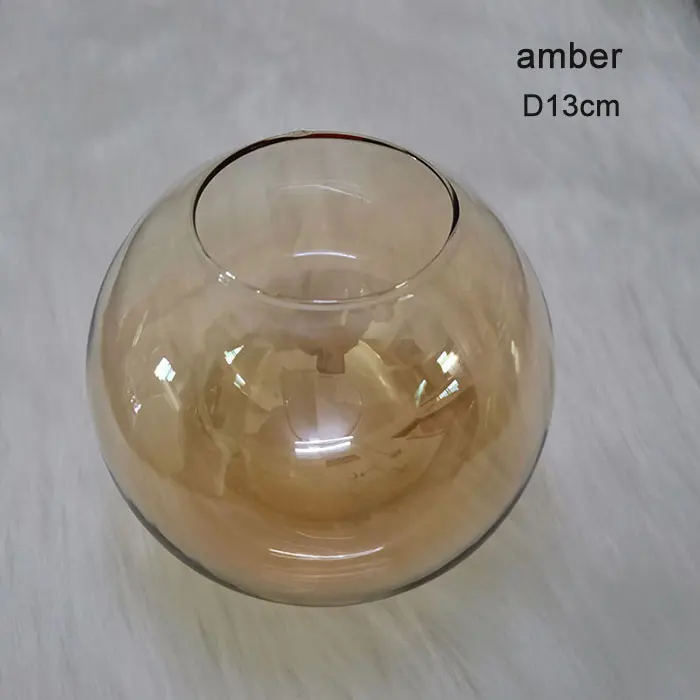 Стеклянный абажур дымчато-серый для светильника Magic Bean