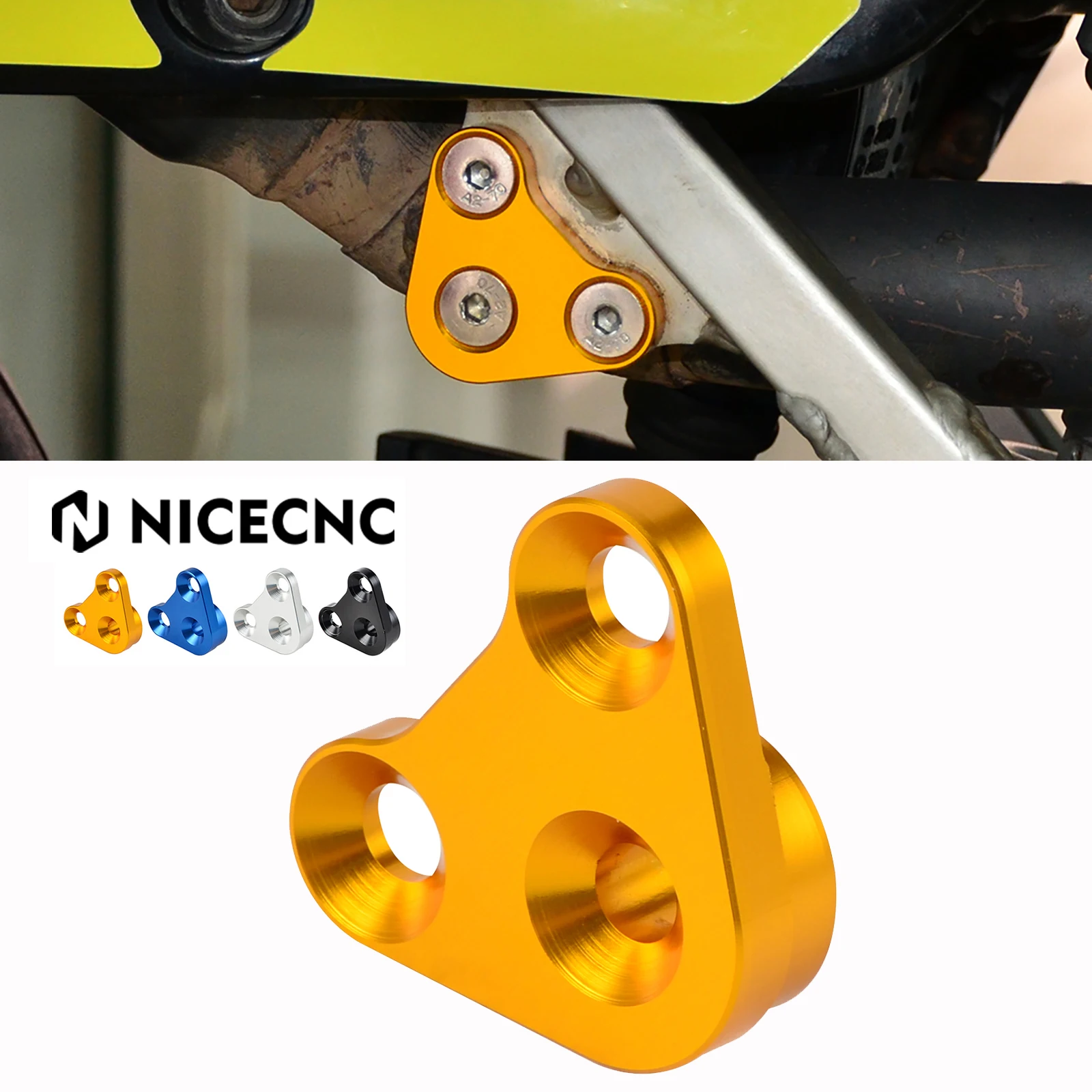 NICECNC алюминиевый держатель выхлопной системы вешалка для крепления Auspuff Halter Suzuki