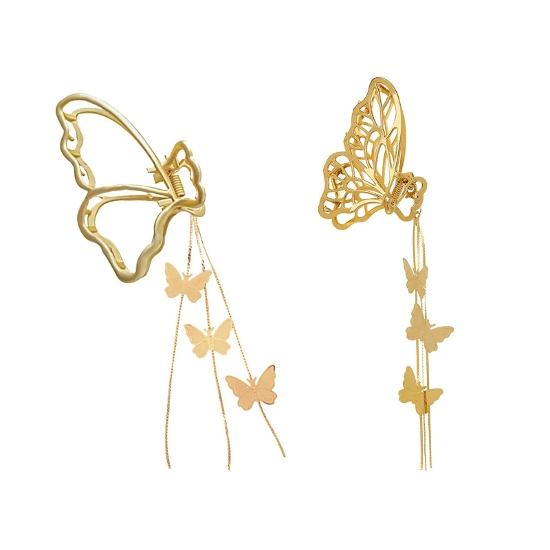

Simple Party Headwear All-Match Butterfly Grasp Clip Alloy Hair Claw Supplies