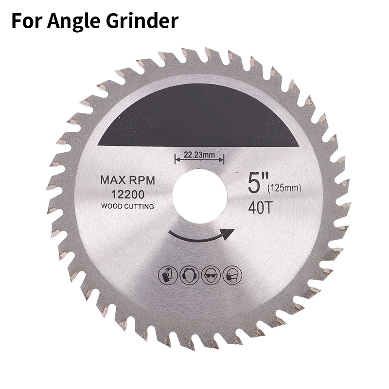 

120mm 40T Circular Saw Blade Wood Cutting Disc For Metal Chipboard Cutter 5" Multitool Power Tool For Angle Grinder