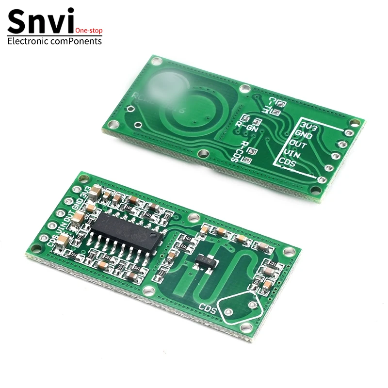Snvi RCWL-0515/0516+ 10-15m long distance 2.7g microwave detection module is suitable for garage lamp/UV lamp