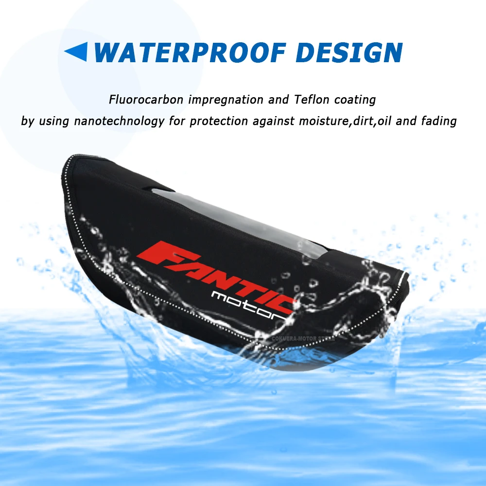 FOR Fantic Motor  Motorcycle Waterproof And Dustproof Handlebar Storage Bag