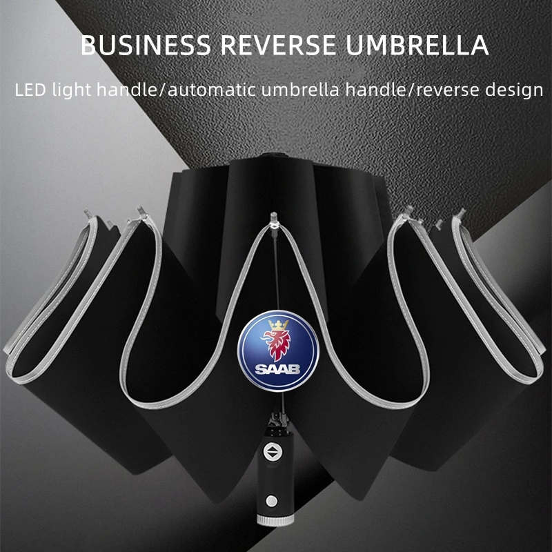 

Fully Automatic UV Umbrella With LED Reverse For SAAB SCANIA 95 93 9000 900 9-7 600 99 9-X 97X Turbo X Monster 9-2X GT750 92