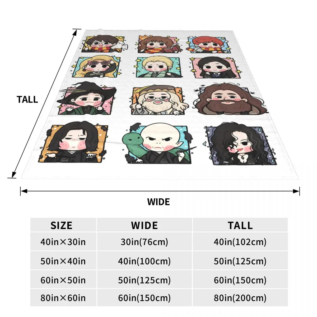 Одеяло H-Harry P-Potter с мультяшным дизайном качественное теплое мягкое одеяло зимнее