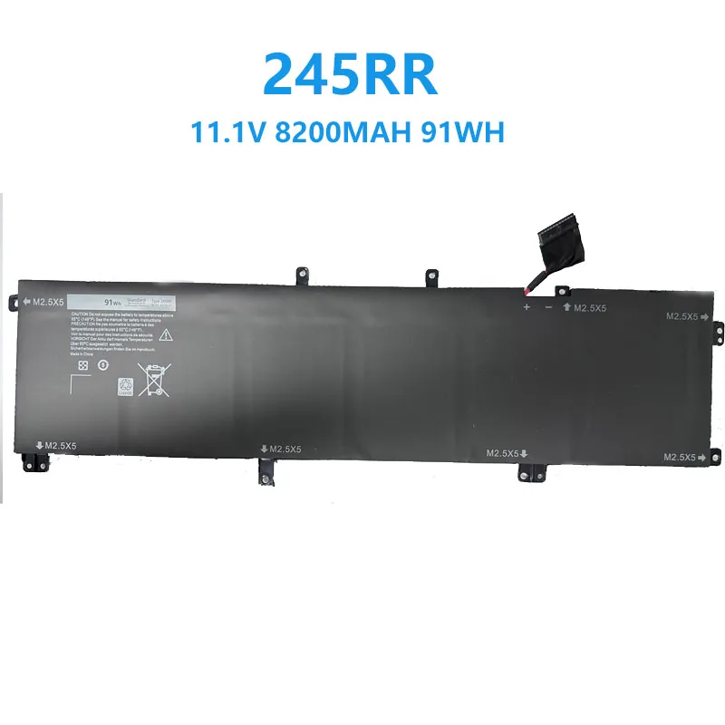 Новый аккумулятор для ноутбука 91WH 245RR серии DELL XPS 15 9530 9535 Precision M3800 TOTRM H76MV 7D1WJ