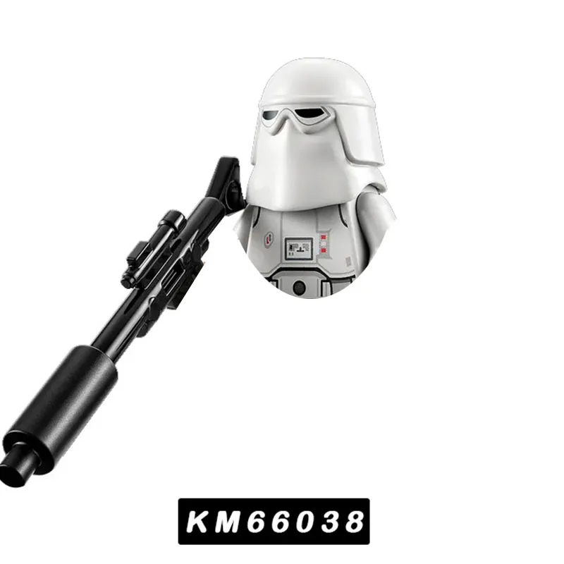 KM66021-KM66028 KM66037-KM66044 Блок Звездные войны мини-фигурка робота игрушечные кирпичи