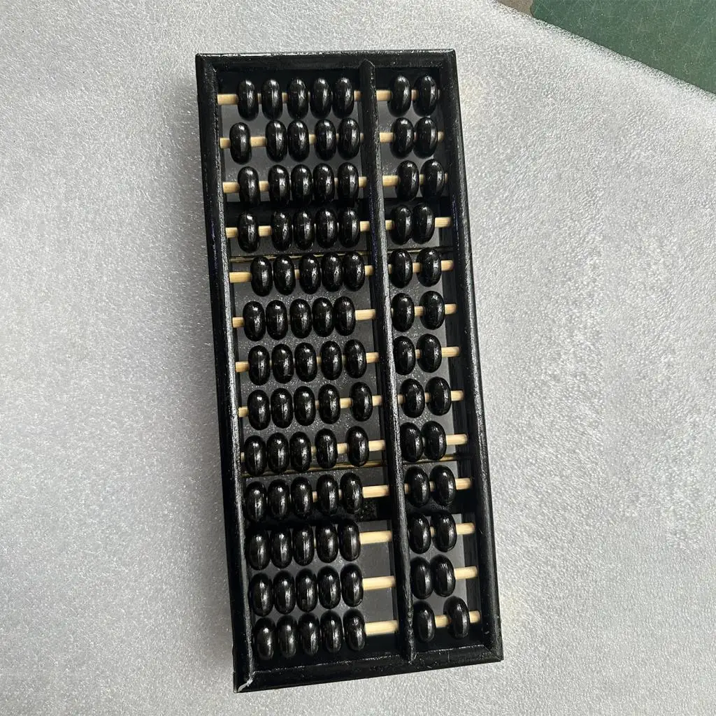 Деревянные счеты в винтажном стиле инструмент для подсчета деревянные бусины