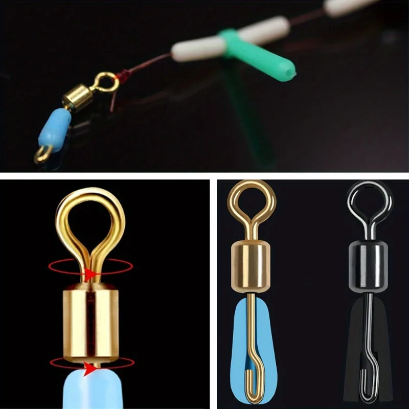 50 шт. быстросменная кормушка для ловли карпа вертлюги метода кормушки поворотные