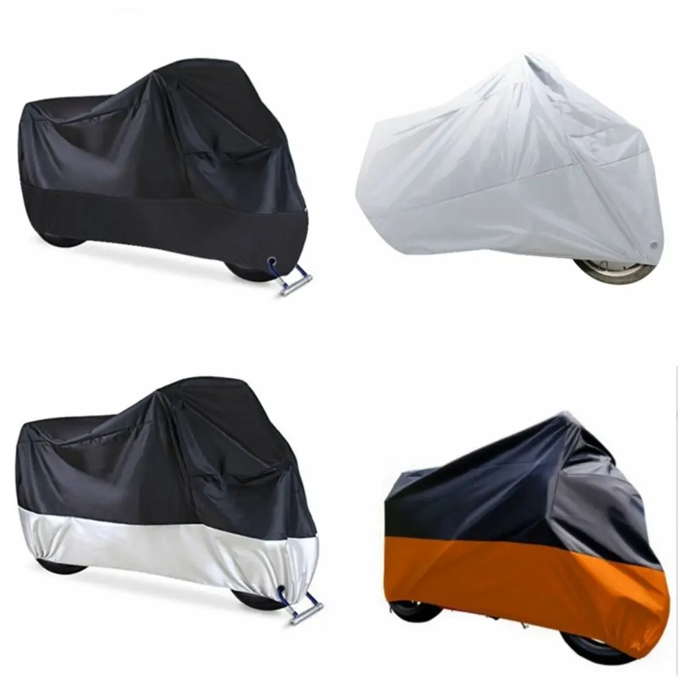 

Anti-UV Motorcycle Cover Cover Firmly Strong Toughness Motorbike Rain Cover Universal 190T Motors Dust Cover 4 Season