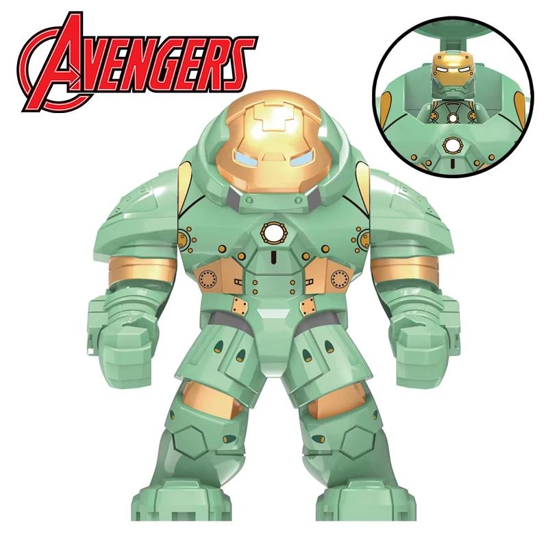 S Blocks Iron Man Mk39 Hulkbuster Large Figurines Diy Brick Parts Model Toys Children Gifts
