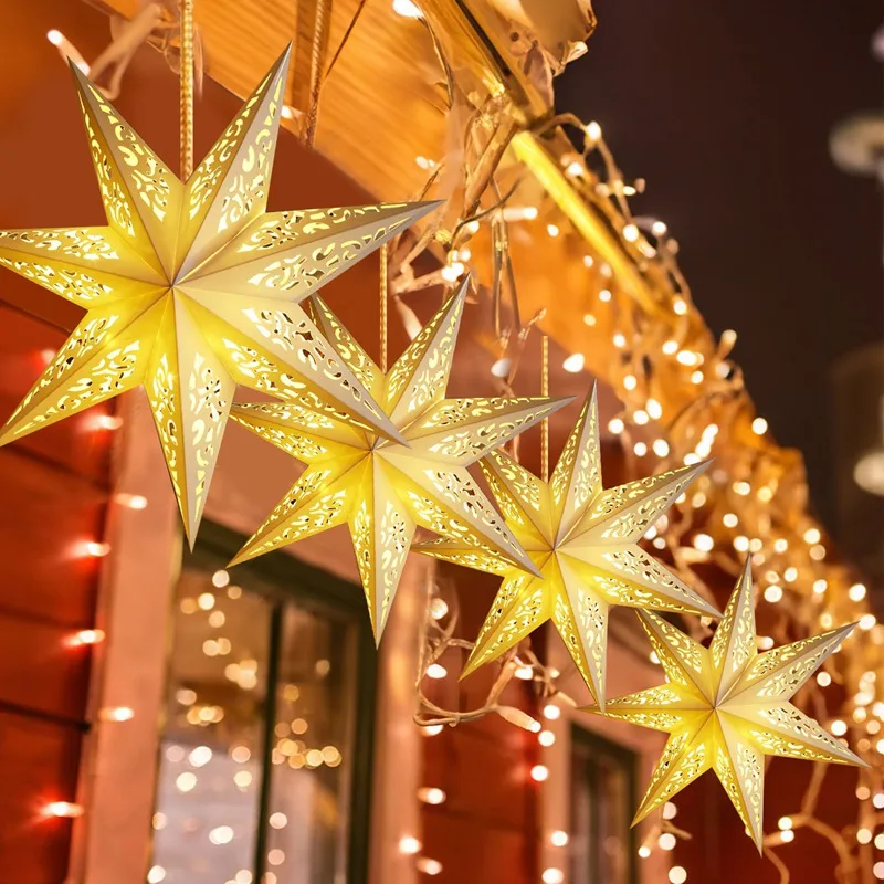Рождественские украшения со звездным дизайном: подсвечник для вечеринки Chekl