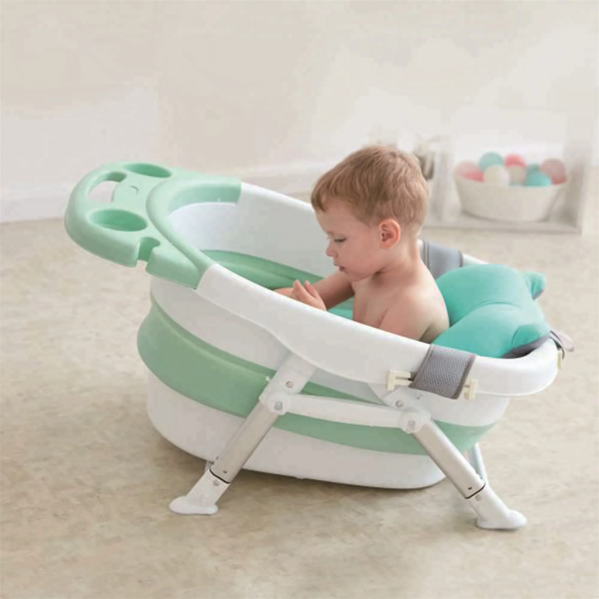 

Round Big Size Plastic Baby Swimming Bathtub for children