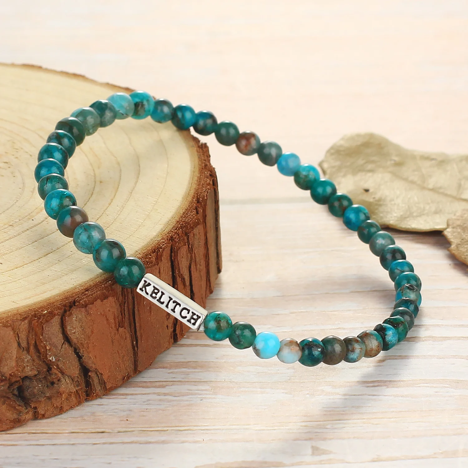 

KELITCH New Women Bracelets Turquoise Beads Charm Strand Bangles Chain Handmade Jewelry Boho Friendship Bangle Gifts Wholesale