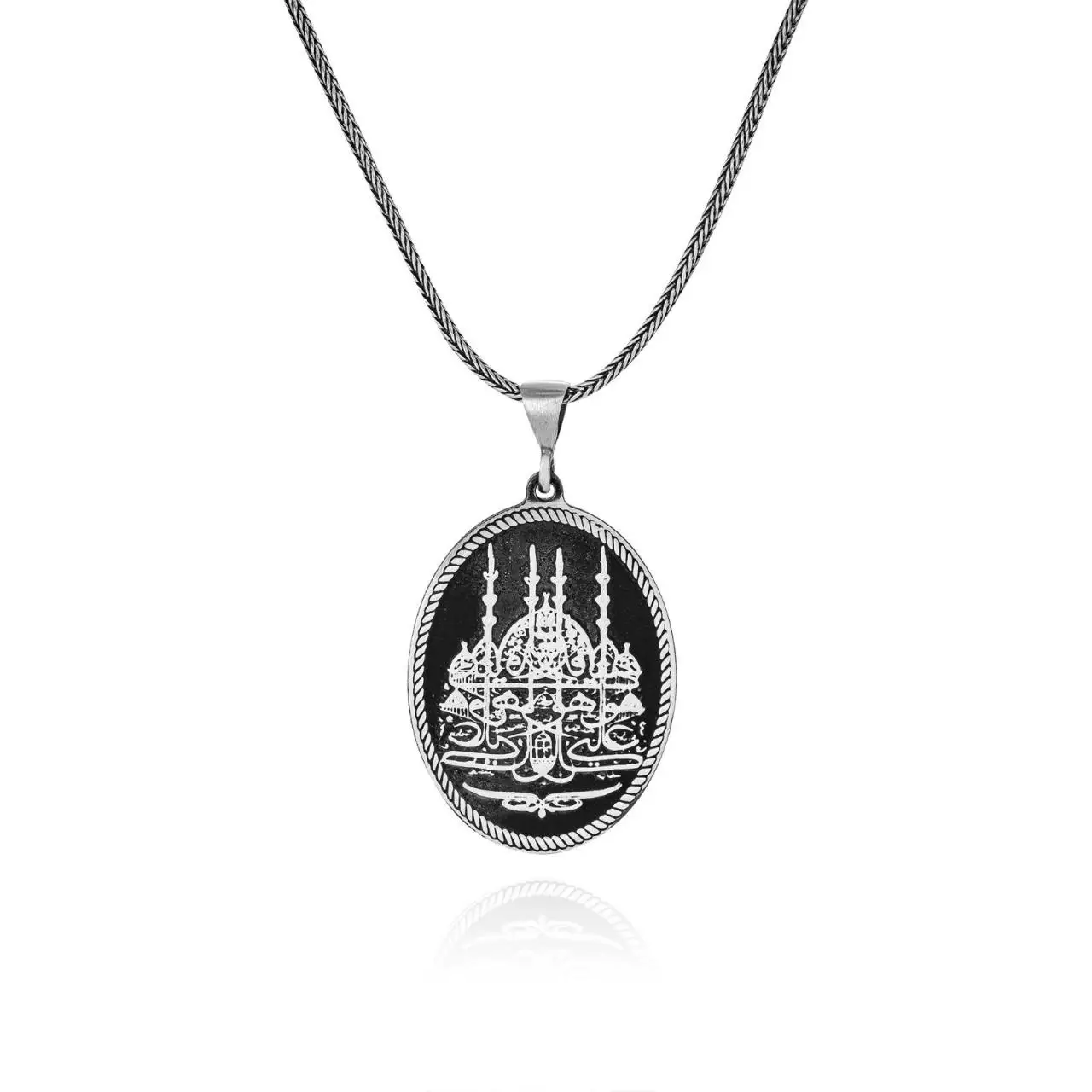 

Sophia Mosque Embroidered 60 cm 925 Silver Necklace