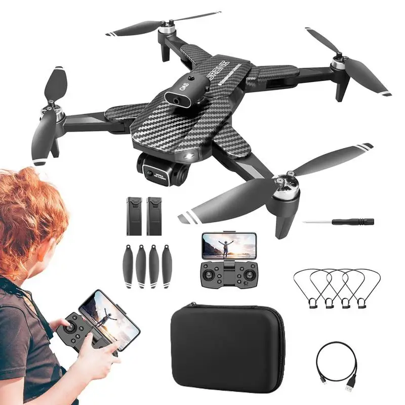 Беспилотный летательный аппарат 8K HD камера высота поддерживающий складной Квадрокоптер Радиоуправляемый Дрон игрушка для аэрофотосъемки четыре самолета Axiss игрушка