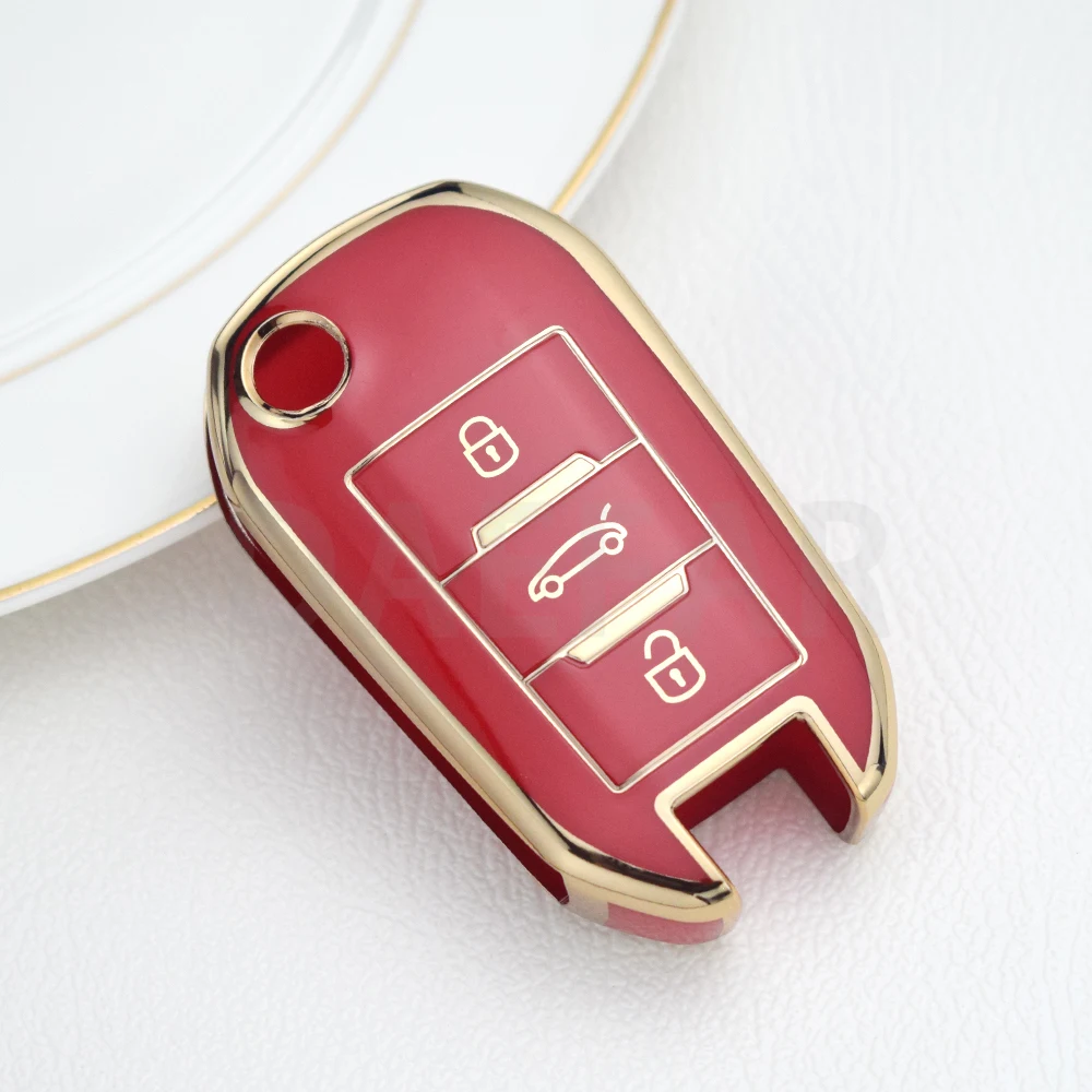 

Складной чехол-брелок из ТПУ для Peugeot 208 2008 301 308 3008 RCZ 508 408 2008