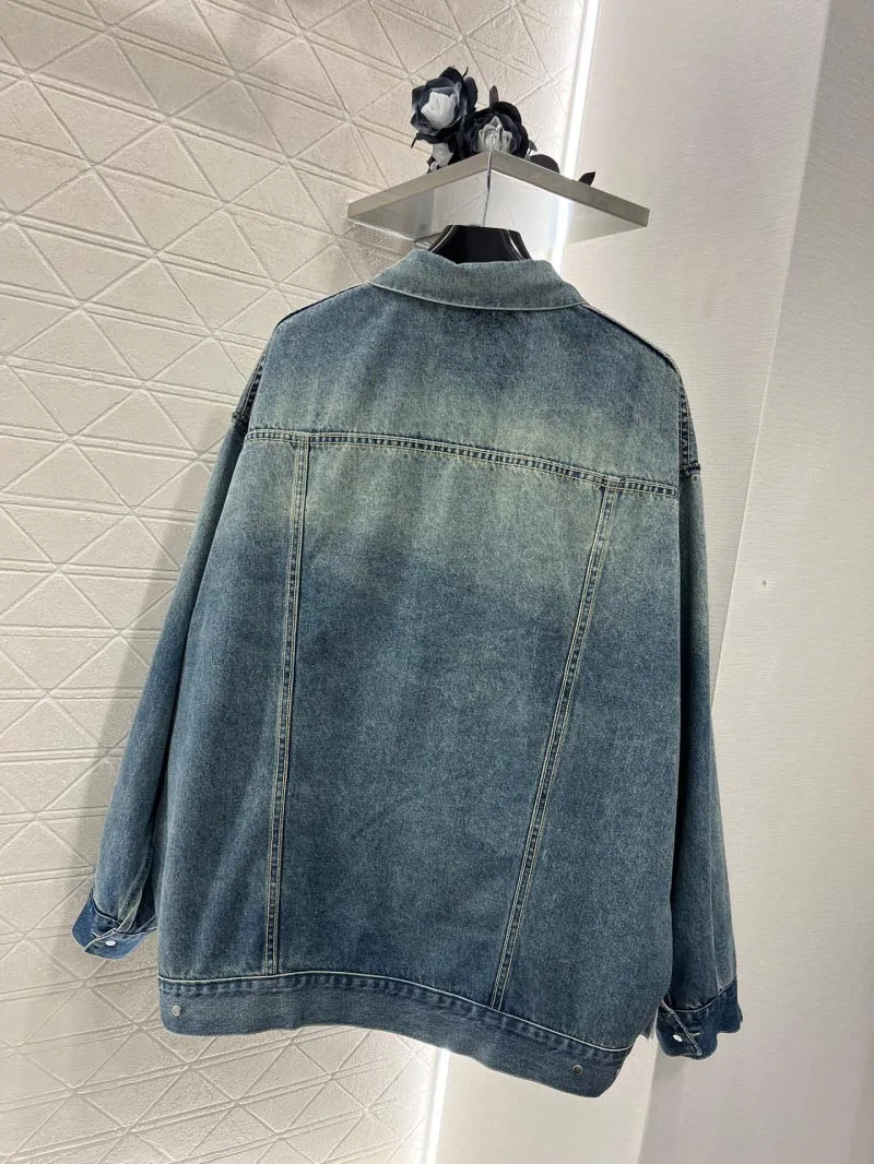 Осень 2024 новая женская куртка модная индивидуальная уличная трендовая большая