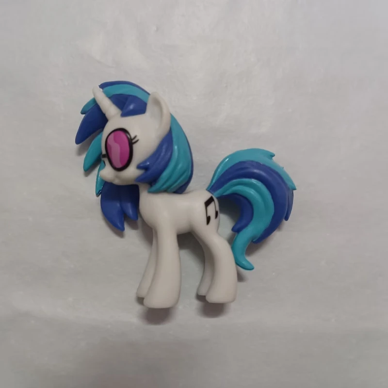 Фото Аниме Принцесса Луна Флаттершай DJ Pon-3/винил Скретч Лошадь Фигурки для игрушек высотой 5 см №1