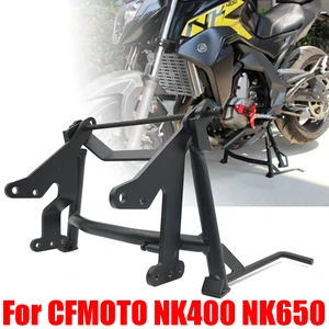 For CFMOTO CF NK400 400NK NK 400 NK Motorcycle Accessories Middle Kickstand Bracket Center Central Parking Stand Holder Support