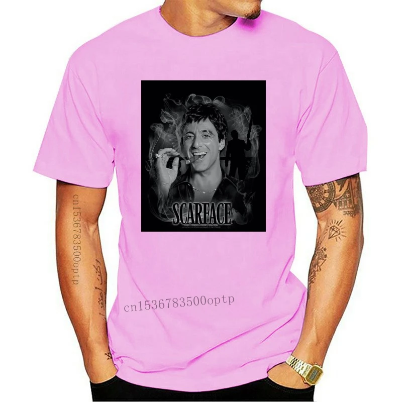 Camiseta de Scarface Al Pacino para hombre хлопковая рубашка высокого качества все высокие nueva