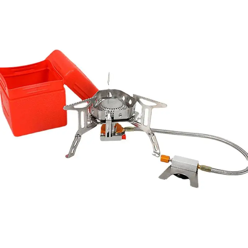 

Backpacking Stove 3500W Windproof Camping Furnace Camp Stove For Outdoor Camping Hiking Cooking No Tank Included
