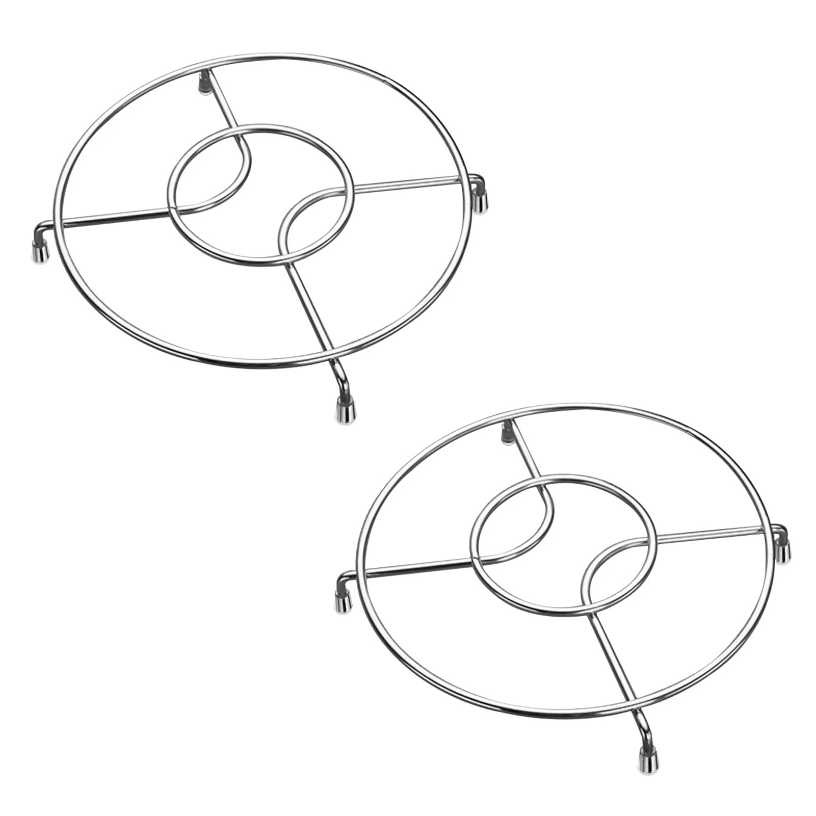 

2 шт., подставка для кухонной посуды, из нержавеющей стали